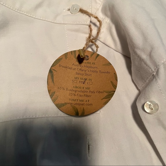 UTOPIAT Holly Tuxedo Sleep Shirt & Eye Mask Inspired By Breakfast At Tiffany's - Picture 11 of 15